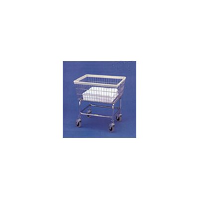 *CHROME* NARROW LAUNDRY CART --- SEE NOTES*