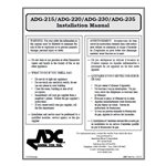 215 / 220 / 230 / 235 INSTALL. MAN.