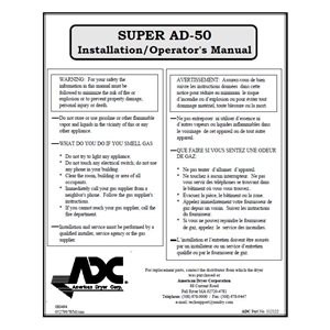 SUPER 50 INSTALL. / OPER. MANUAL