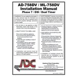 AD-758V PH7 INSTALLATION MANUAL