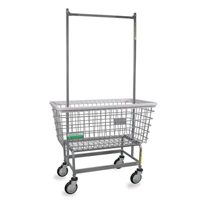 ANTIMICROBIAL MEGA BIG DOG CART W / DBL POLE