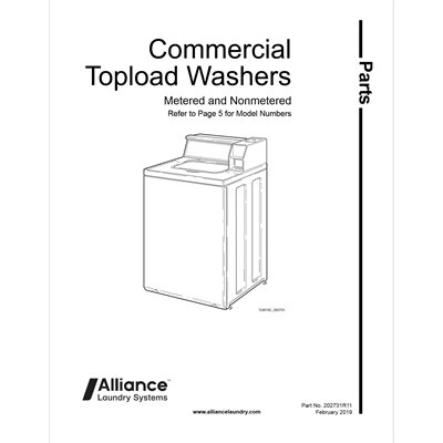 PARTS MANUAL COMMERCIAL AUTOMATIC WASHERS