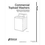 PARTS MANUAL COMMERCIAL AUTOMATIC WASHERS