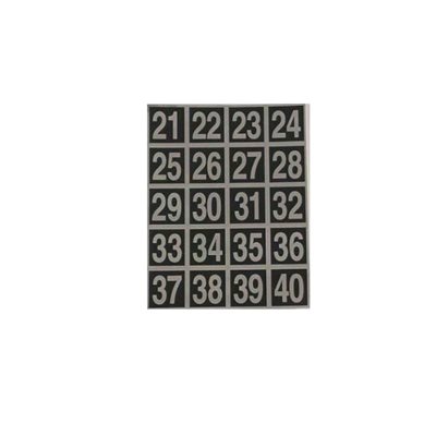 MYLAR ADHESIVE LABEL