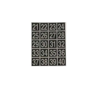 MYLAR ADHESIVE LABEL