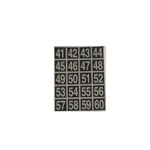 MYLAR ADHESIVE LABEL