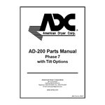 AD-200 PHASE 7 TILT PARTS MNL