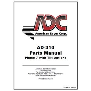 AD-310 PHASE 7 TILT PARTS MNL