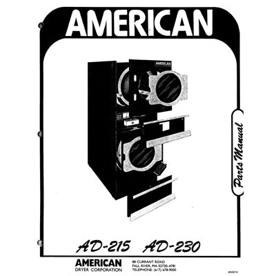 AD-215 / AD-230 PARTS MANUAL