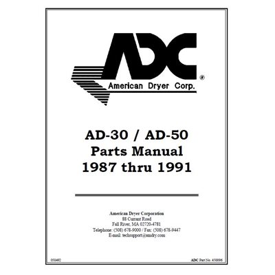 AD30 / AD50 PARTS MANUAL 87-91