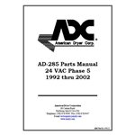 AD-285 PARTS MAN. 24 VAC