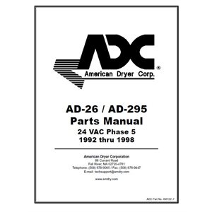 AD26 / 295 PARTS MANUAL 24VAC