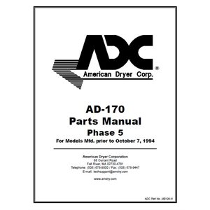 AD170 PARTS MAN PH5-PRIOR 9 / 94