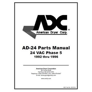 AD24 PARTS MANUAL 24 VAC