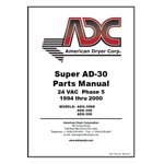 SUPER AD-30 PARTS MANUAL--1994