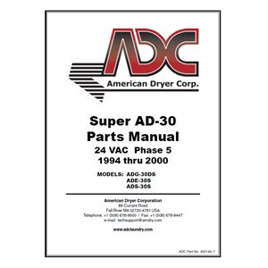 SUPER AD-30 PARTS MANUAL--1994