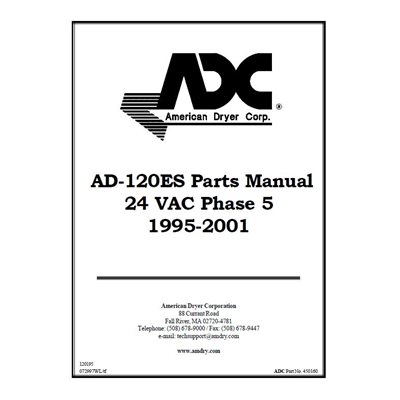 AD-120ES PARTS MANUAL-1995