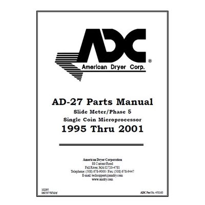 AD27 PARTS MANUAL, 1995 - 1997
