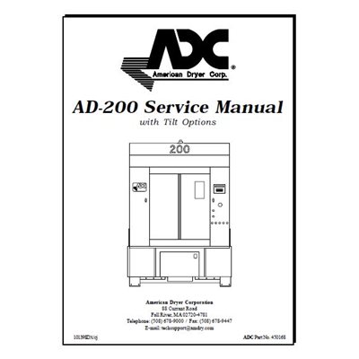 AD-200 TILTING SERVICE MANUAL