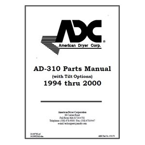 AD310 PARTS MANUAL(TILT),1995