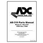 AD310 PARTS MANUAL NONTILT '95