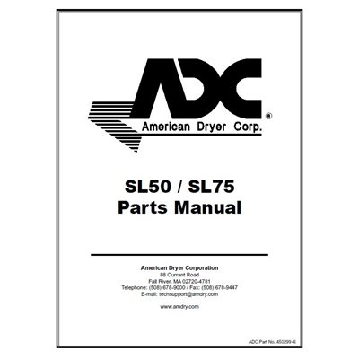 SL50 & SL75 PARTS MANUAL