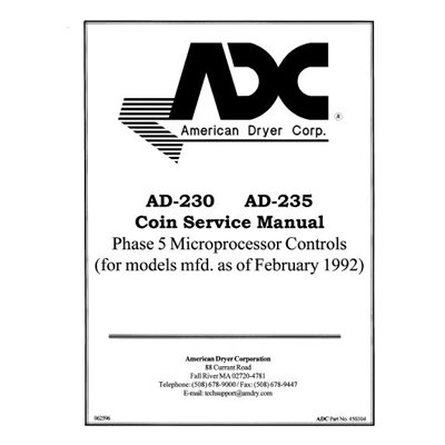 AD230 / 235 PH-5 SERVICE MANUAL
