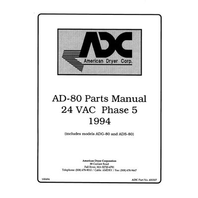 AD-80 PARTS MANUAL