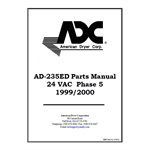 AD-235DE PARTS MANUAL