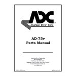 AD-75V PARTS MANUAL