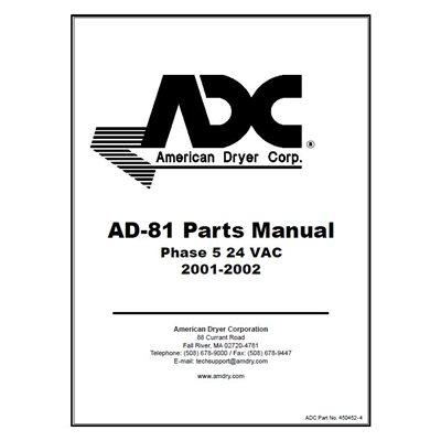 AD-81 MANUAL 2001