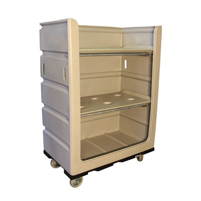 48 CU. FT TURNABOUT TRUCK W / SHELVES *SPECIFY COLOR