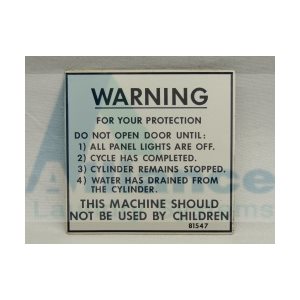 STICKER,WARNING-DOOR