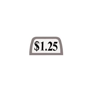 8 COIN $1.25 DECAL