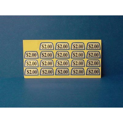 8 COIN $2.00 DECAL