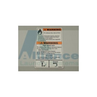 DECAL, WARNING, DO NOT OPEN DOOR REPLACES F231263 DECAL, WARNING, DO NOT OPEN DOOR REPLACES F231263