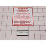 DECAL,WRN:PER.INJURY