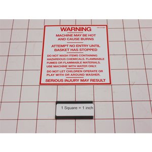 DECAL,WRN:PER.INJURY