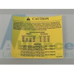 DECAL,INFO,50-60HZ,CTRL AFMR