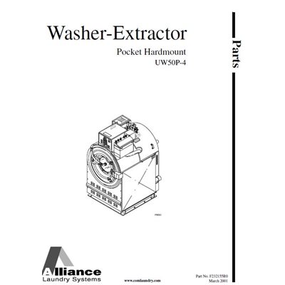 PARTS MANUAL FOR UW50P-4(POCKET HARDMOUNT)