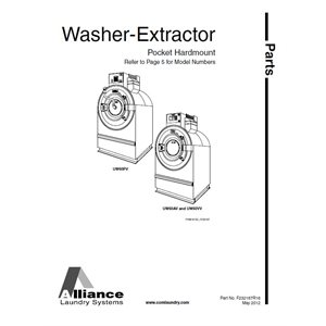 PARTS MANUAL, UW60PV