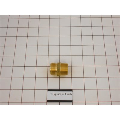 ADAPTER,BRS&CU,HOSE,3 / 4X3 / 4FLT