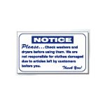 NOTICE PLEASE CHECK SIGN