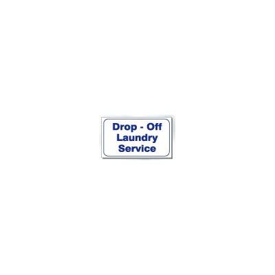 SIGN - DROP-OFF LAUNDRY SERVICE