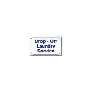 SIGN - DROP-OFF LAUNDRY SERVICE